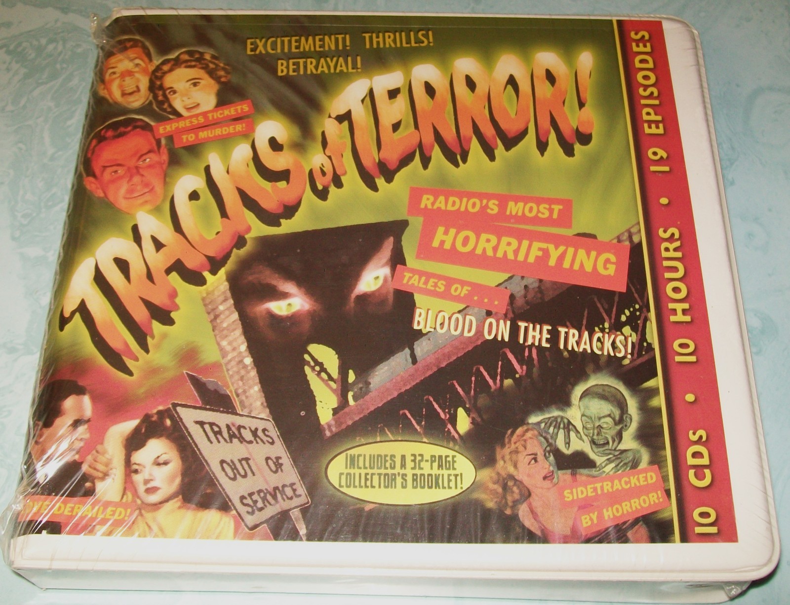 Tracks of Terror Radios Most Horrifying Tales (10-CD Set, 2006) New Unopened!