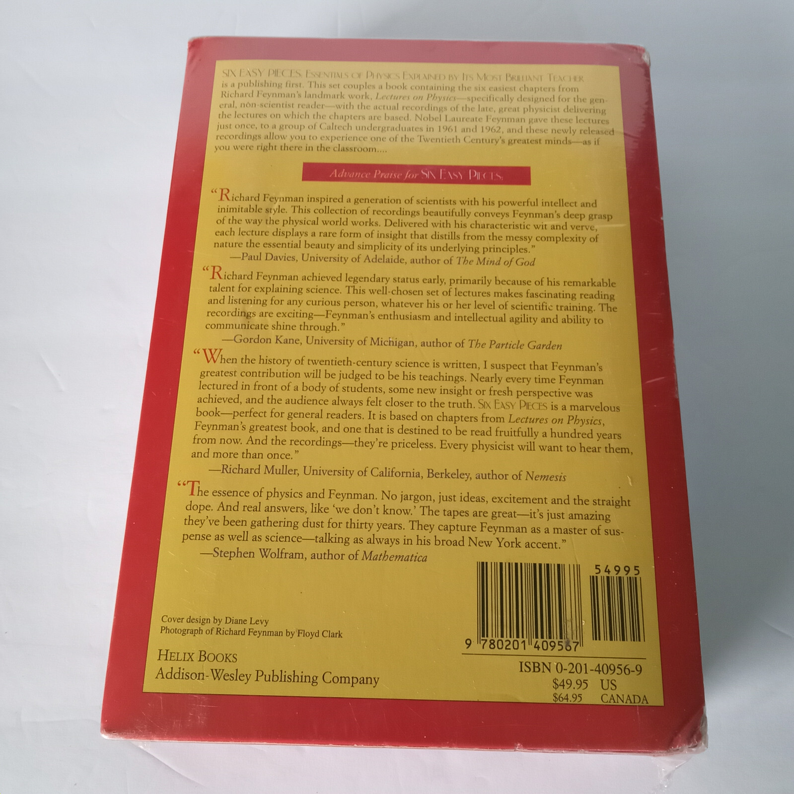 Six Easy Pieces Richard Feynman Audio Book + 6 Cassette Tapes Essentials Physics