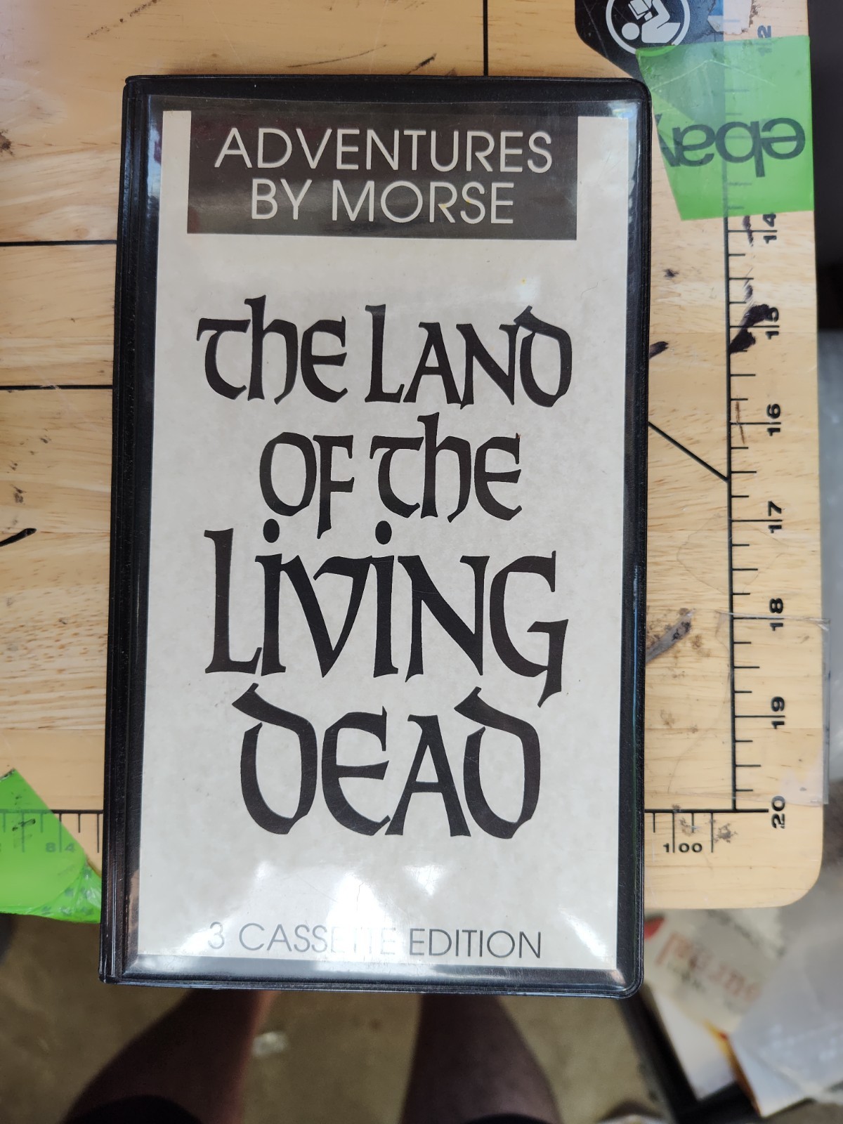 3 CASSETTE AUDIOBOOK ADVENTURES BY MORSE THE LAND OF THE LIVING DEAD