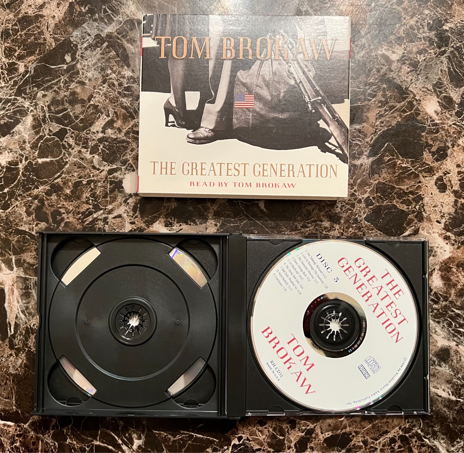 The Greatest Generation by Tom Brokaw (1998, Compact Disc, Abridged edition)