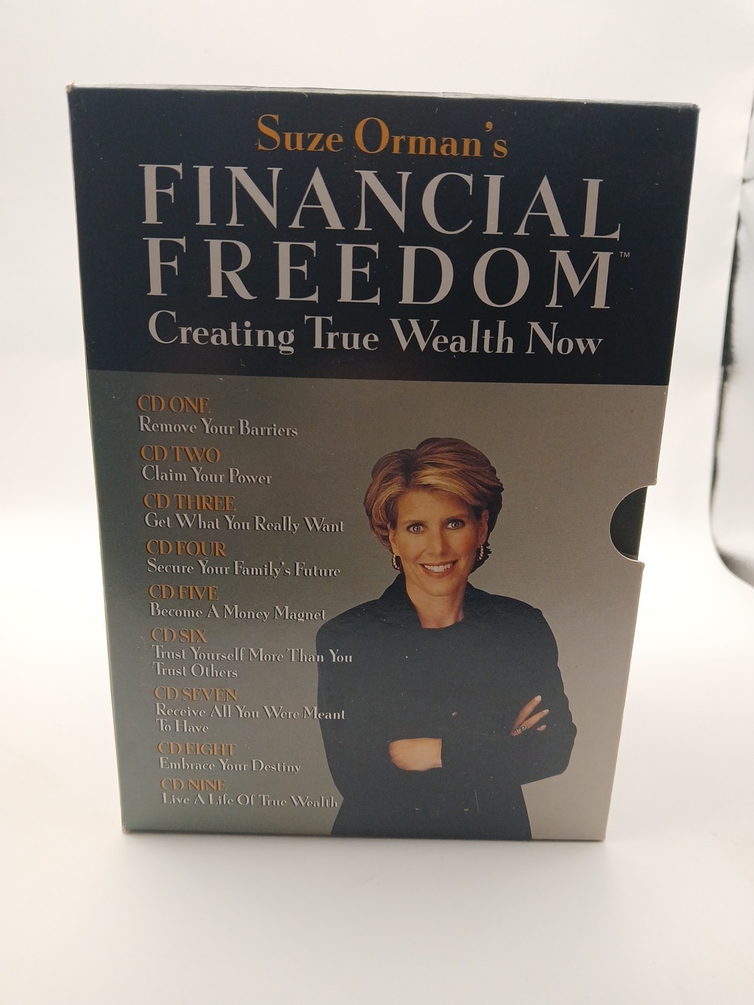 Suze Orman’s Financial Freedom: Creating True Wealth-9 Audio CDs, Boxed Set UVGC