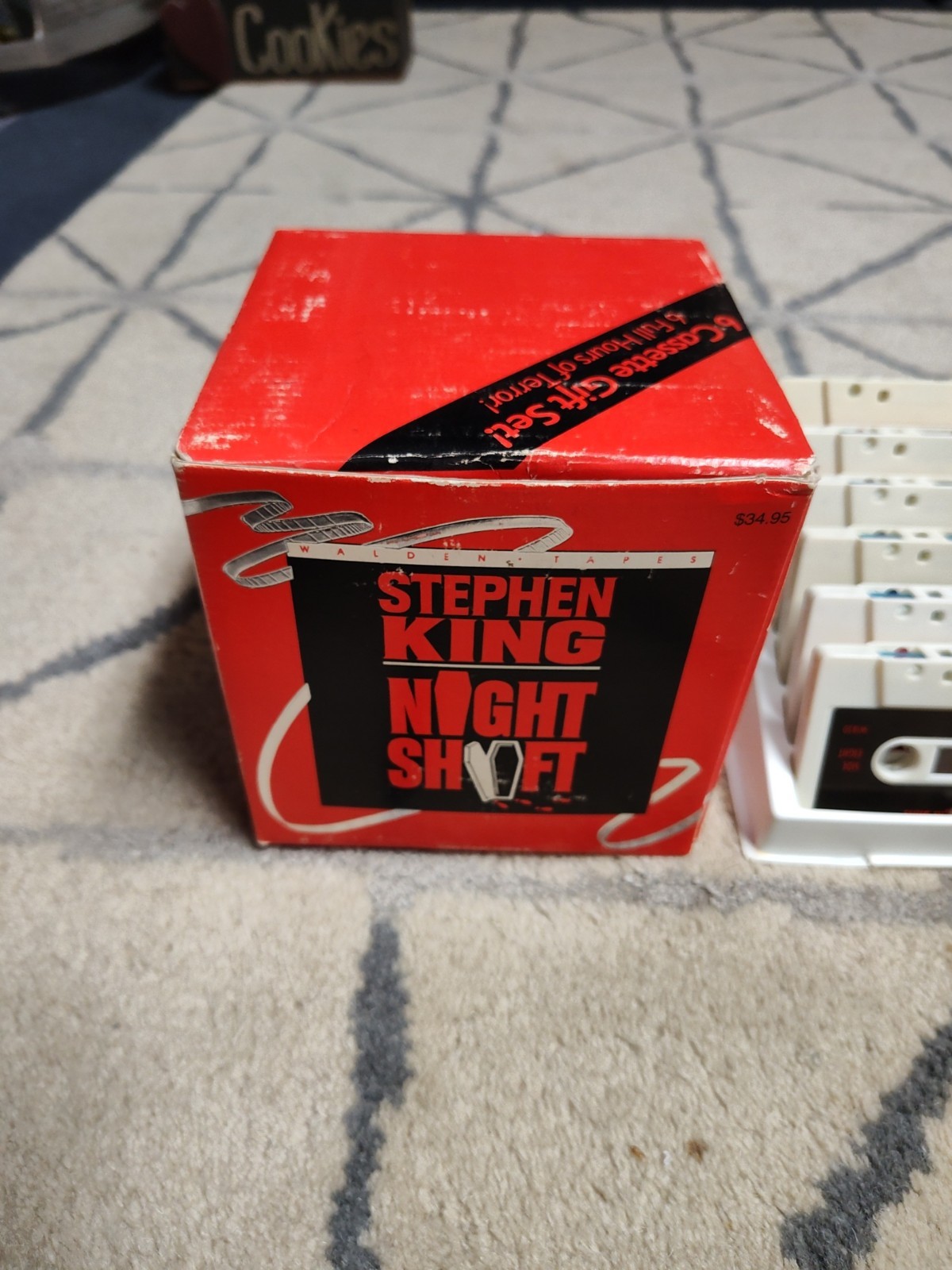 1985 Stephen King Night Shift 6-Cassette Tape Gift Box Set Walden Tapes