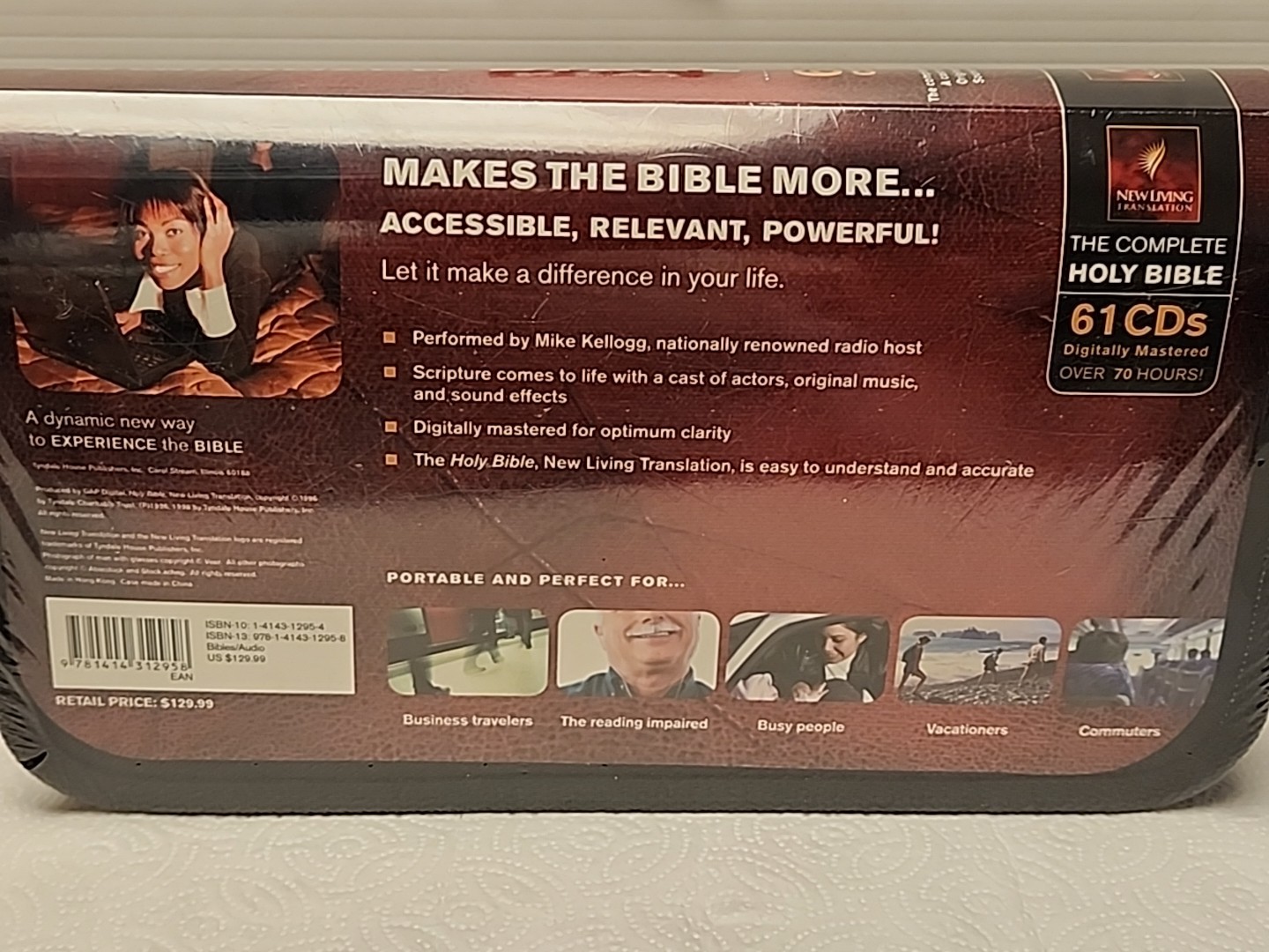 Complete Dramatized Bible NLT New Living Translation 61 CDs Over 70 Hours SEALED