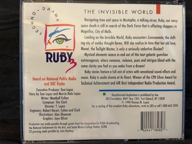 Ruby 3, Part Two: The Invisible World by Meatball Fulton (CD, 1990, ZBS 5 Discs)