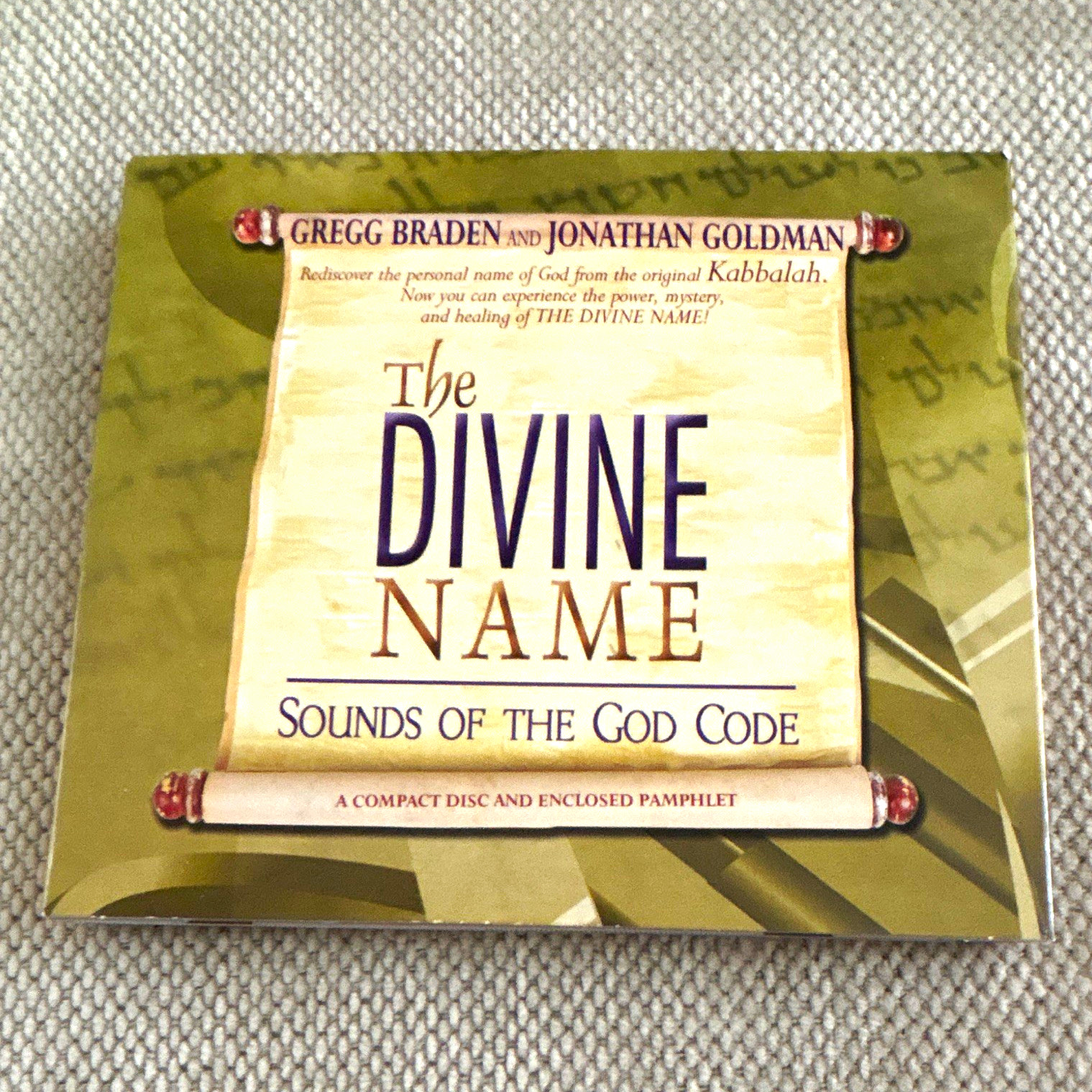 The Divine Name: Sounds of the God Code Audiobook CD Braden Goldman Hay House
