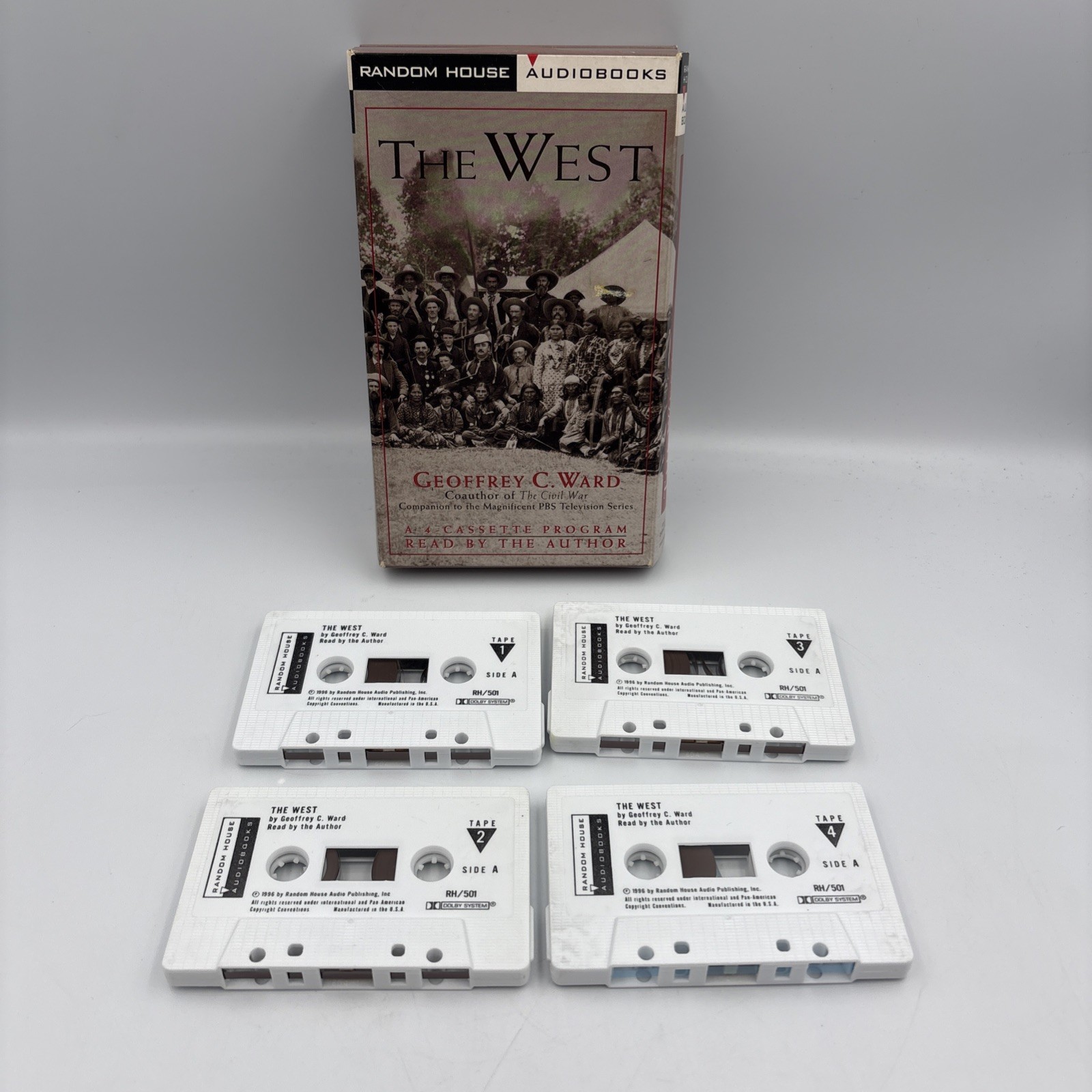 The West An Illustrated History 1996 Abridged Audio Cassette Ken Burns History