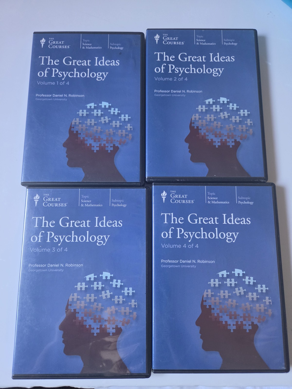 Great Ideas of Psychology Great Courses CDs Vol. 1-4; 24 Discs; 48 Lectures
