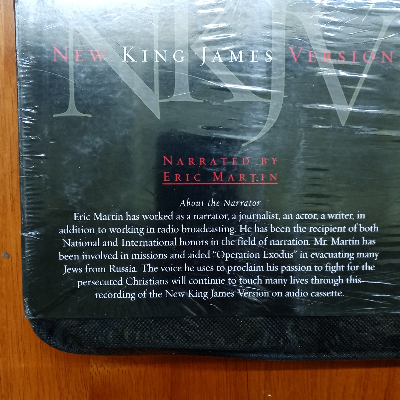New King James Version Holy Bible on audio CASSETTE complete bible NEW