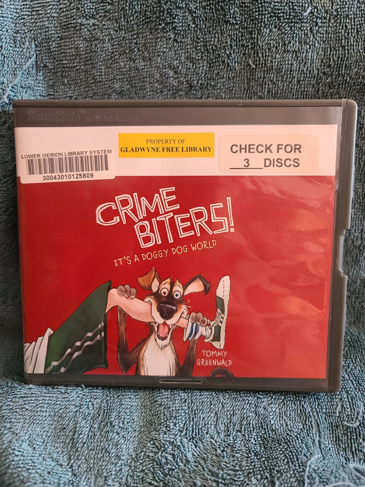 Shelf199 Audiobook~crime biters- Tommy greenwald- unabridged- 3 discs