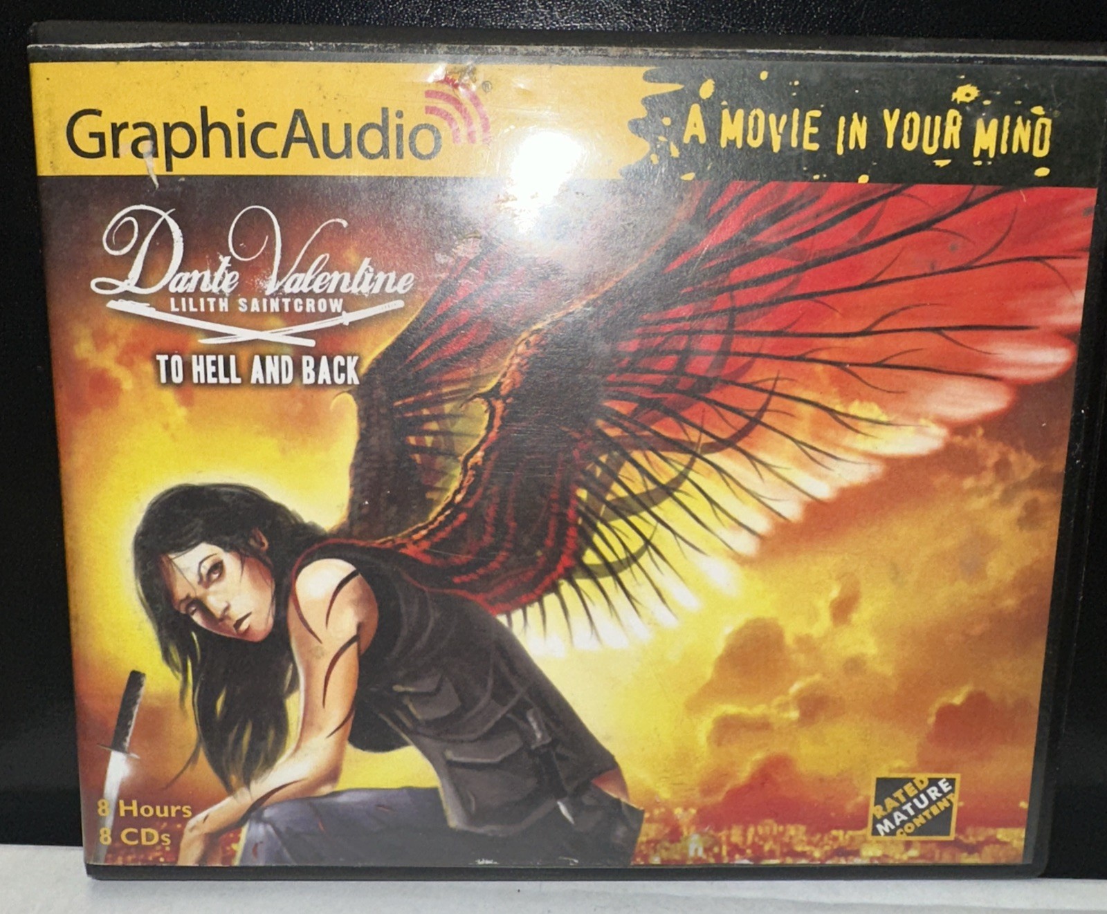 Lot Of (3) Dante Valentine Audio Books CD Working For The Devil 1&2 & Hell & Ba