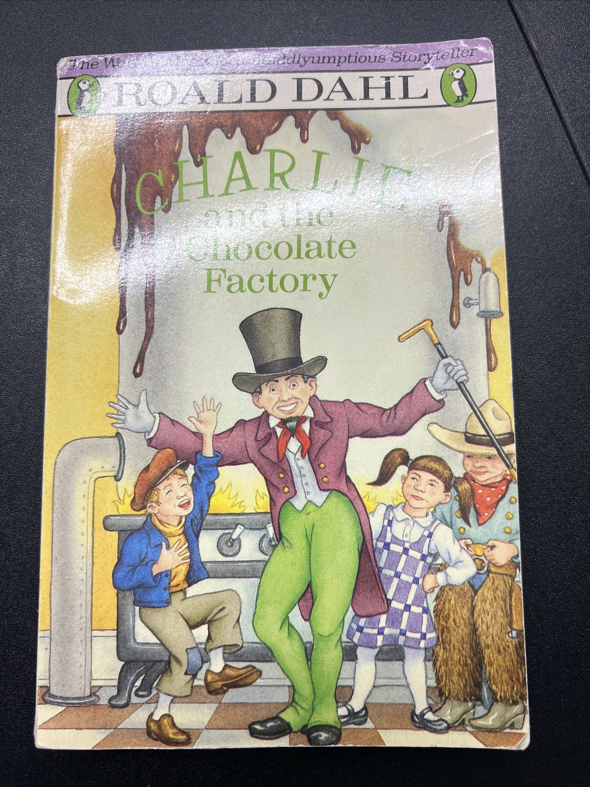 Charlie and the Chocolate Factory by Roald Dahl (1988, Trade Paperback, Movie…