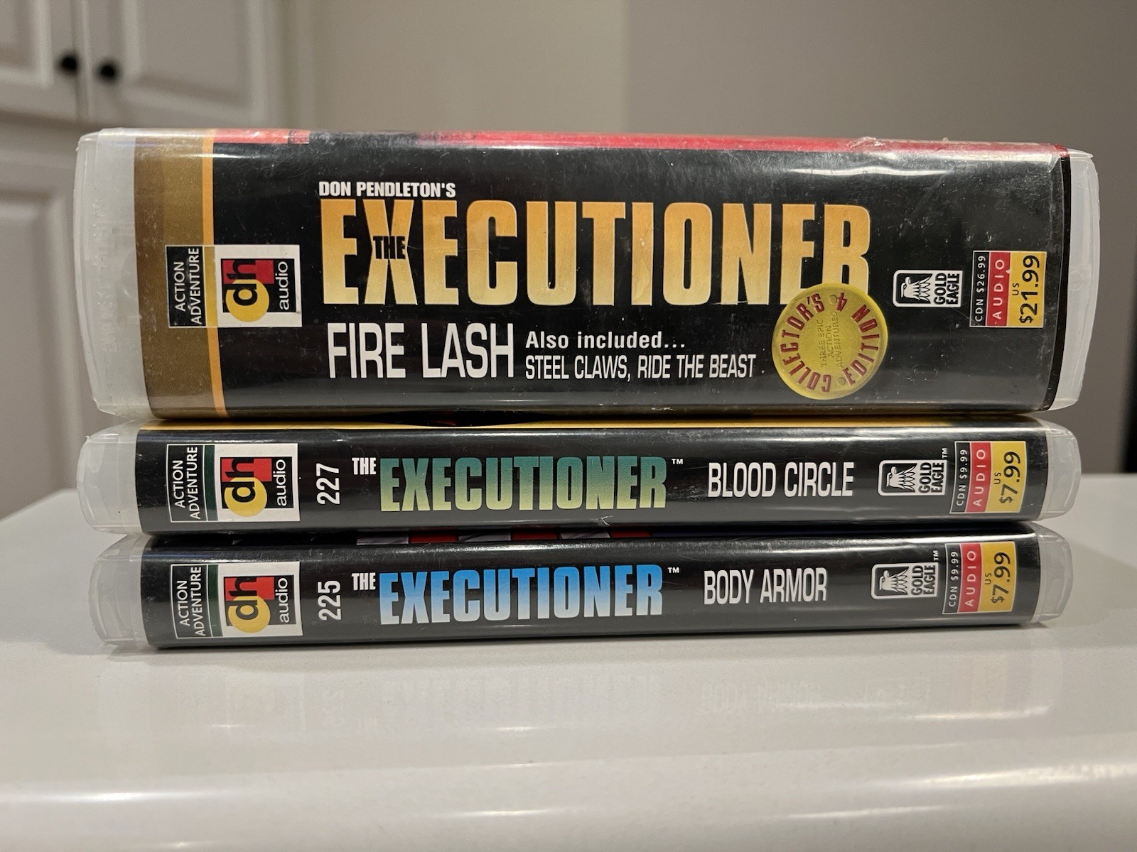 Mark Bolan The Executioner Don Pendleton Lot 3 Audio Books on Cassette Tapes