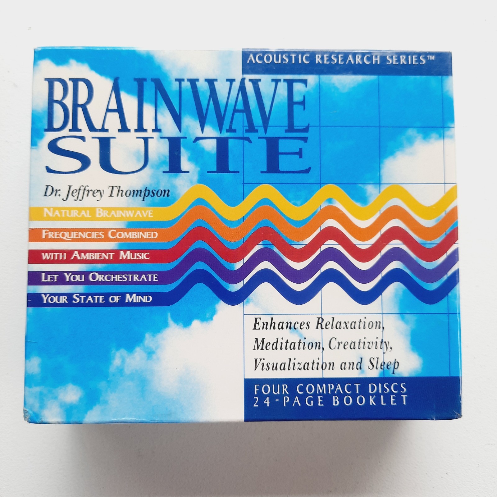 Brainwave Suite by Jeffrey Thompson 1995 (4) Disc Set Meditation Relaxation
