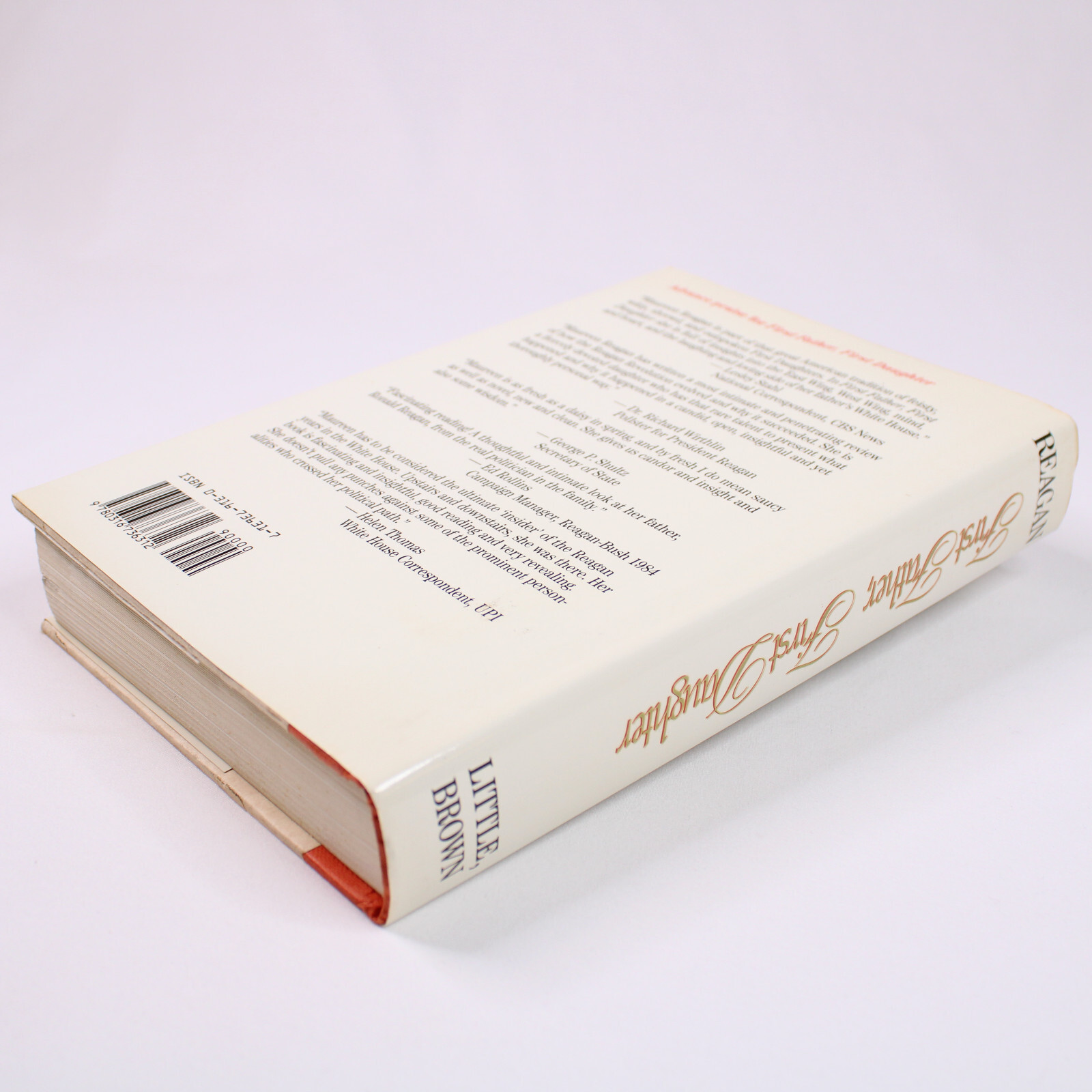SIGNED Memoir First Father First Daughter By Maureen Reagan HC w/DJ 1st Edition