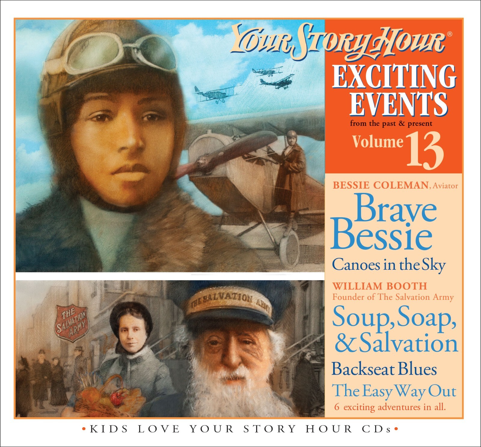 Your Story Hour Exciting Events Volume 13 CD Set Collection Dramatized Stories