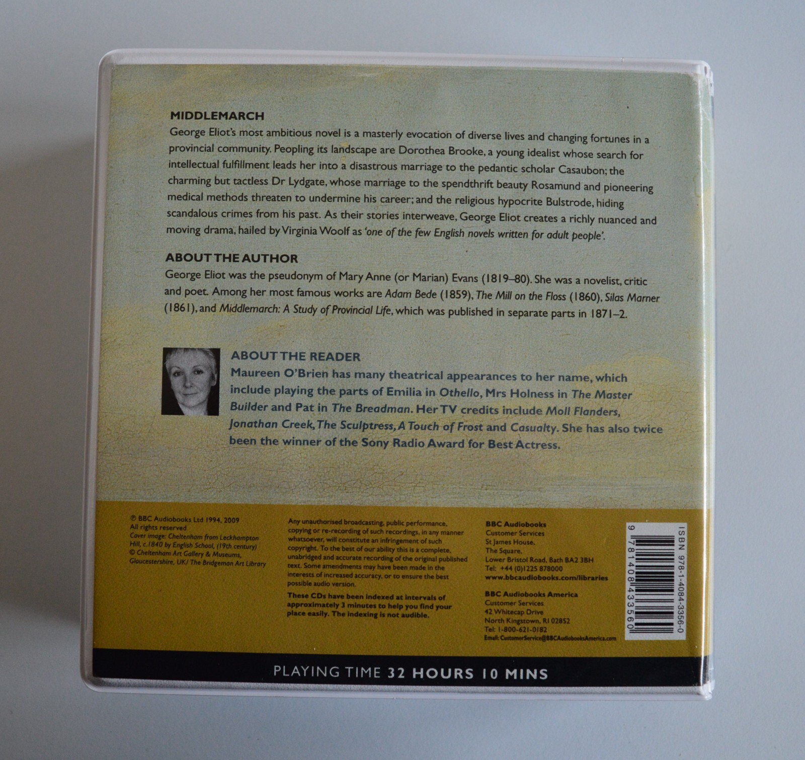 Middlemarch — George Eliot — Unabridged Audiobook — 26CD