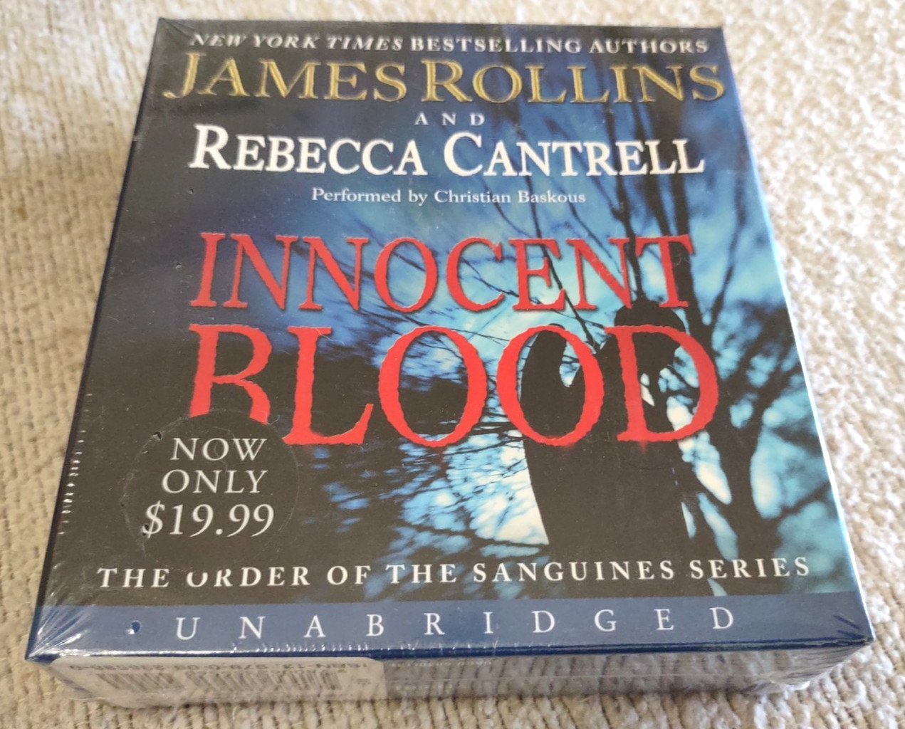 James Rollins INNOCENT BLOOD Unabridged Audio CD Book Order of the Sanguines