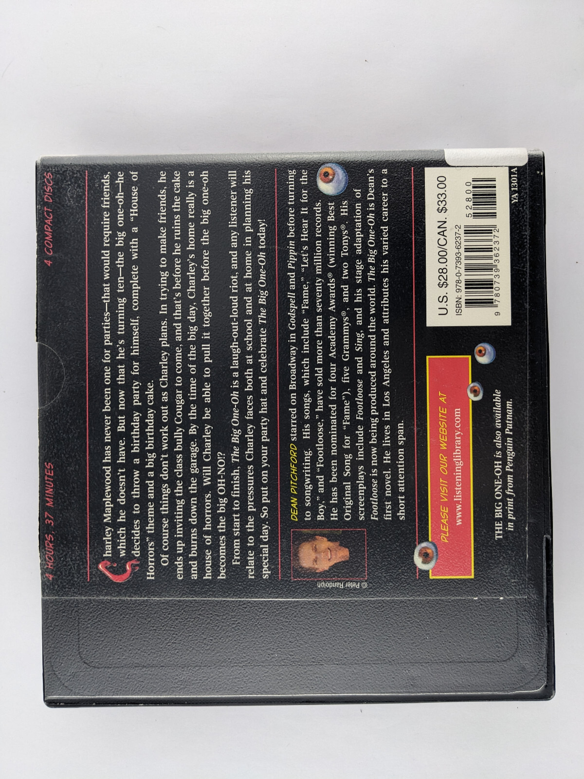 The Big One — Oh by Dean Pitchford Unabridged Audio CD Book Audiobook Ex-Library