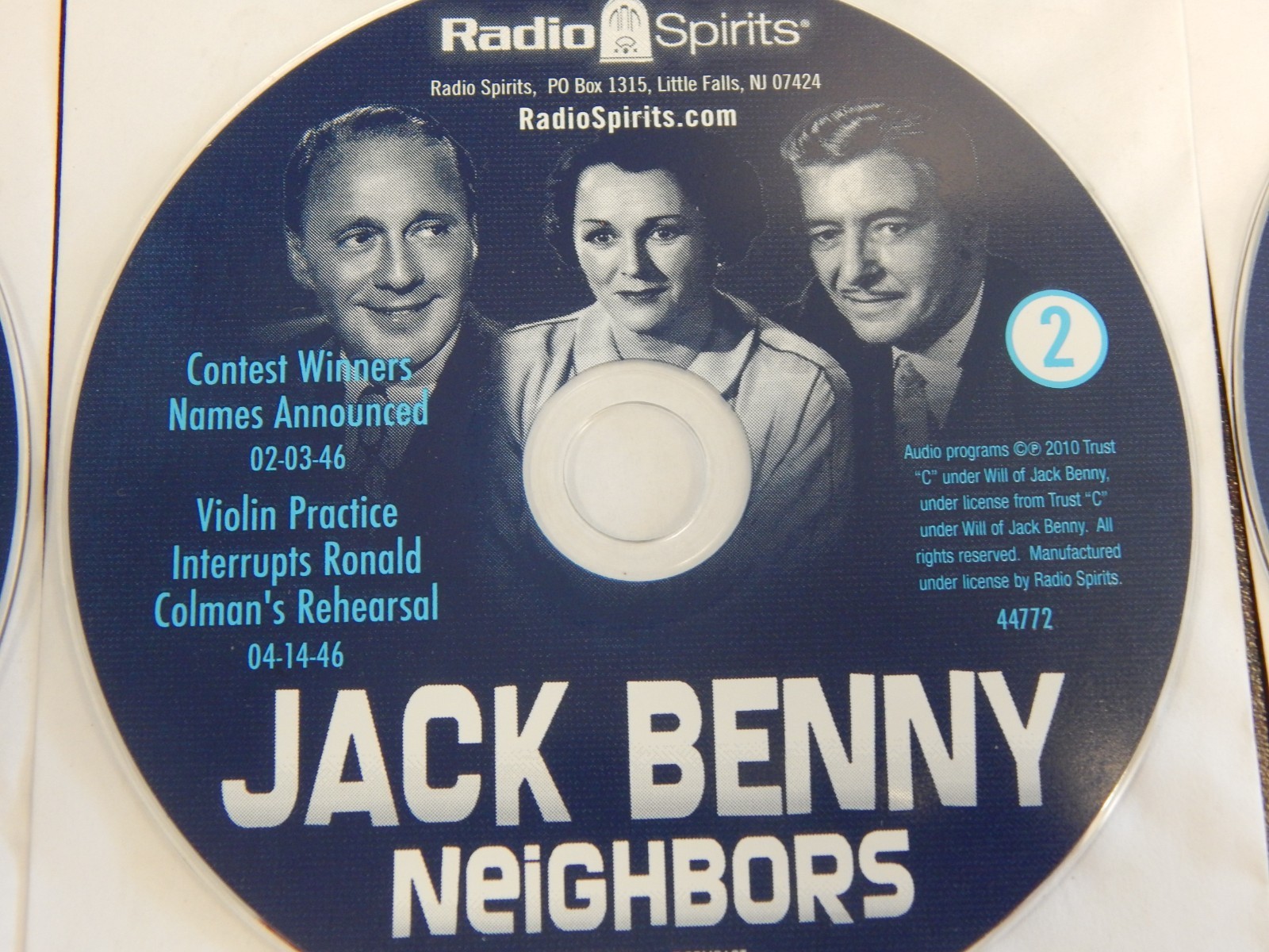 JACK BENNY NEIGHBORS CLASSIC COMEDY AUDIO CDs RADIO SPIRITS