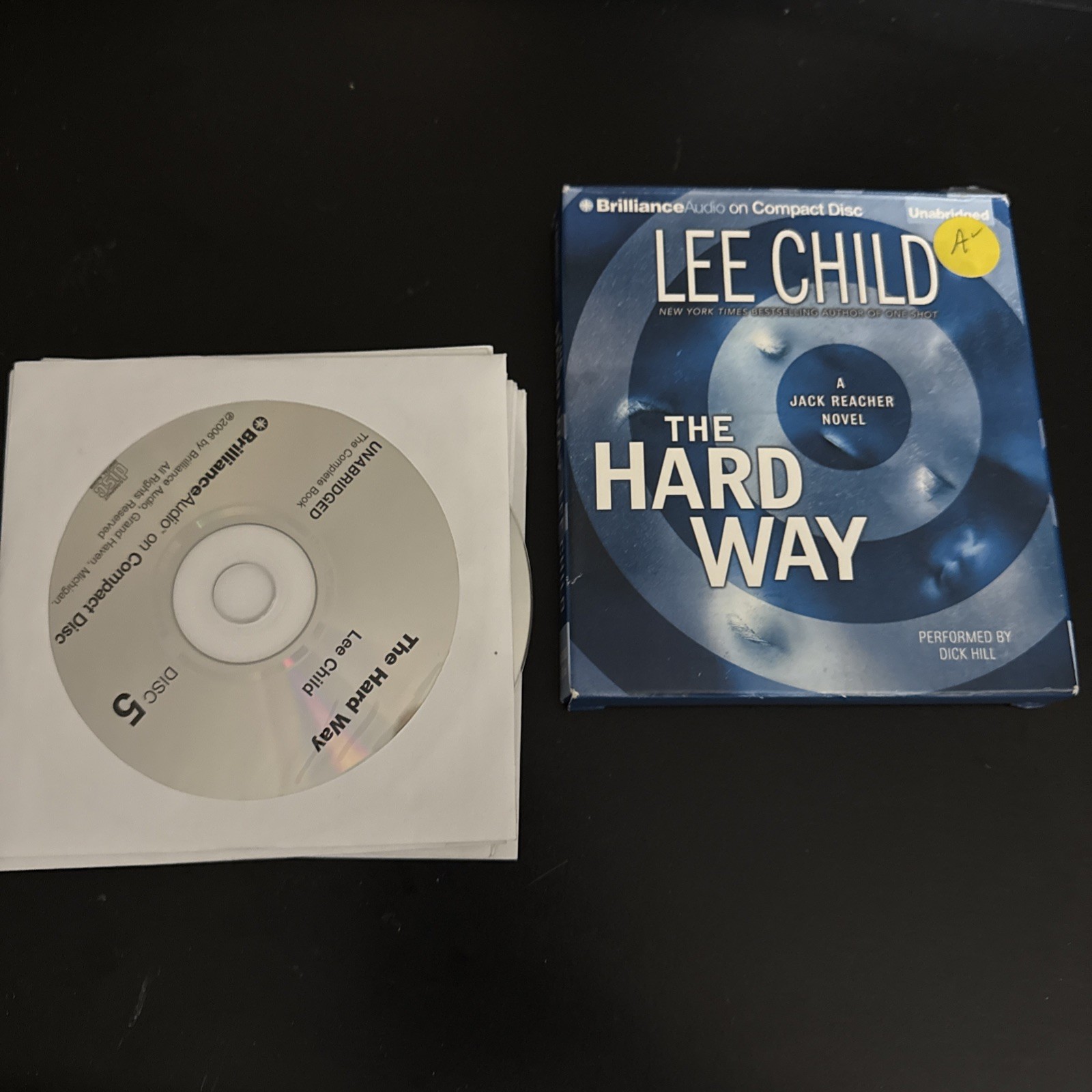 Audiobook — THE HARD WAY, by Lee Child — Jack Reacher suspense, 10 CDs