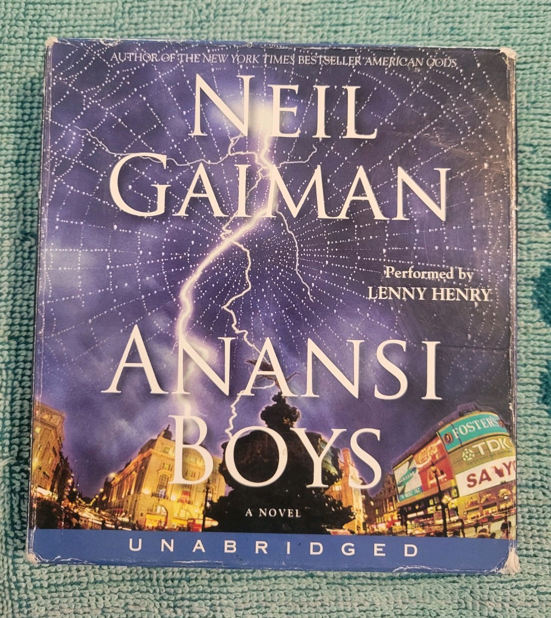 ANANSI BOYS (Neil Gaiman) AUDIO BOOK (8 cds/10 hours)) read by Lenny Henry