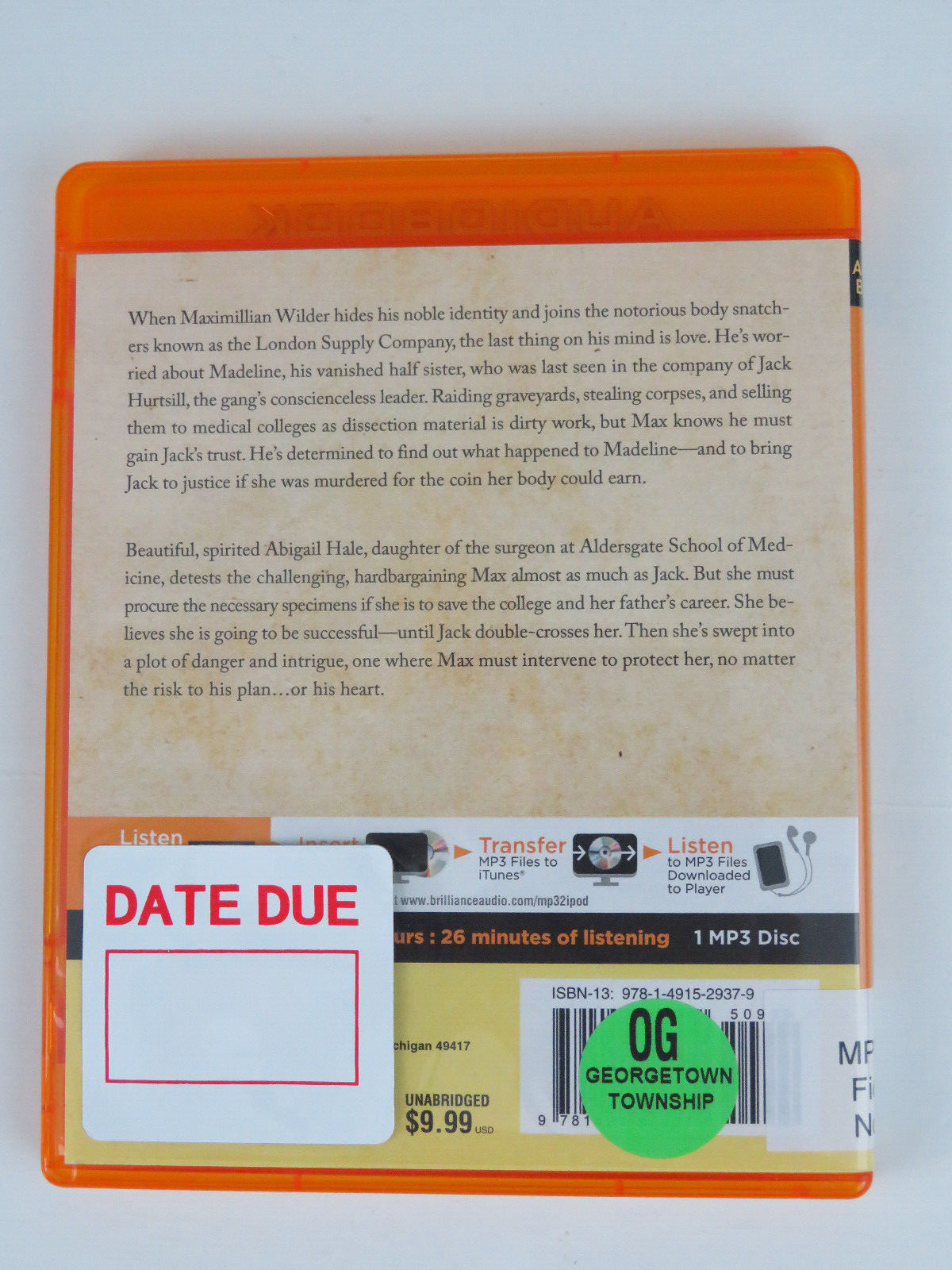 2 BRENDA NOVAK Audiobooks on MP3 CD — GRAVE CONCERN — WHEN SUMMER COMES
