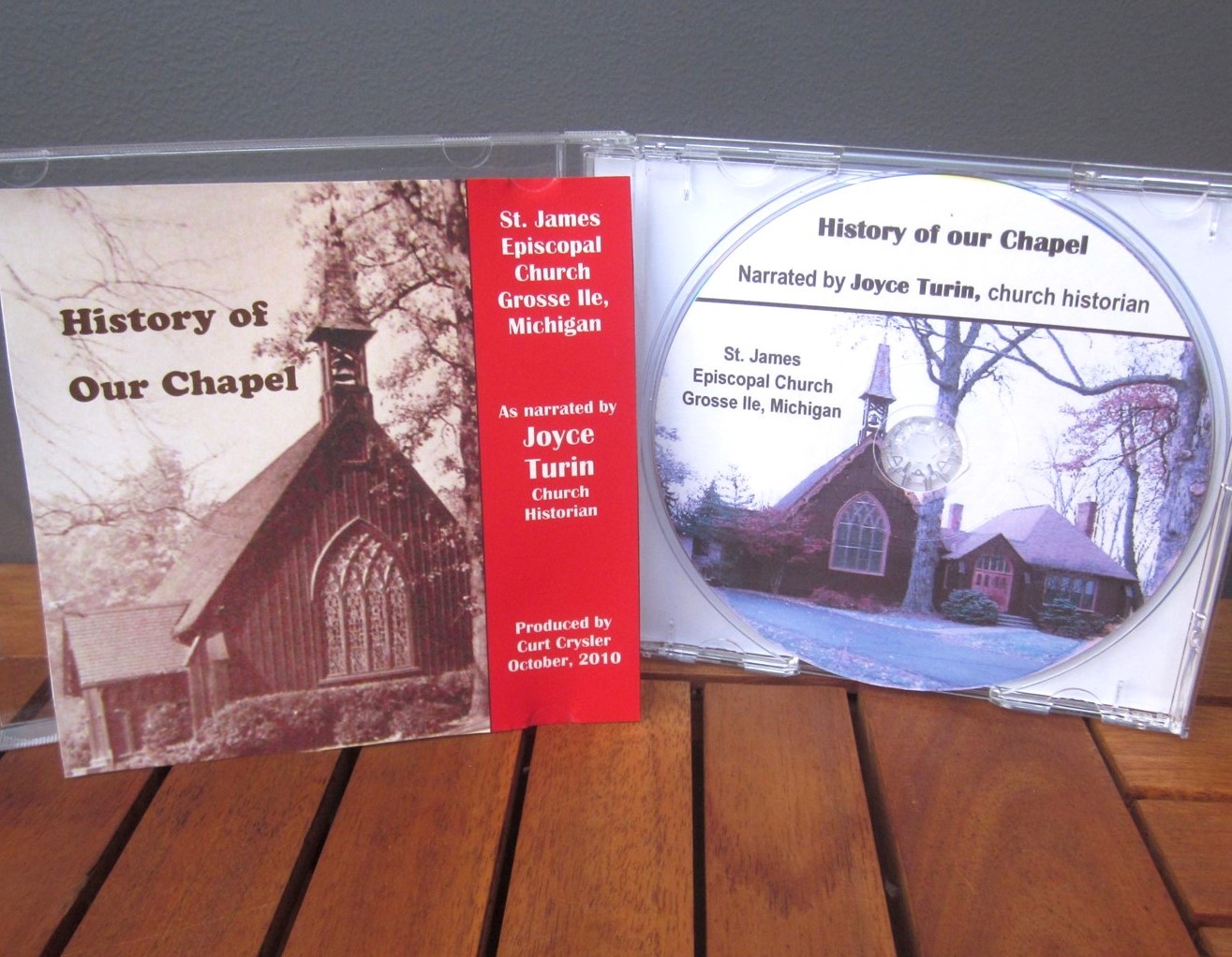 ST. JAMES EPISCOPAL CHURCH history CD Grosse Ile narration Michigan 2010
