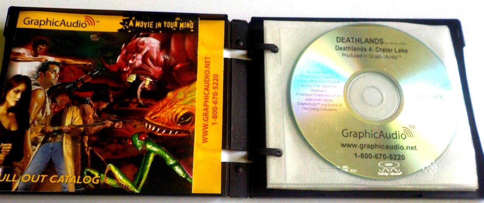 GraphicAudio James Axler Book 4 Death Lands Crater Lake 6 CD Audiobook
