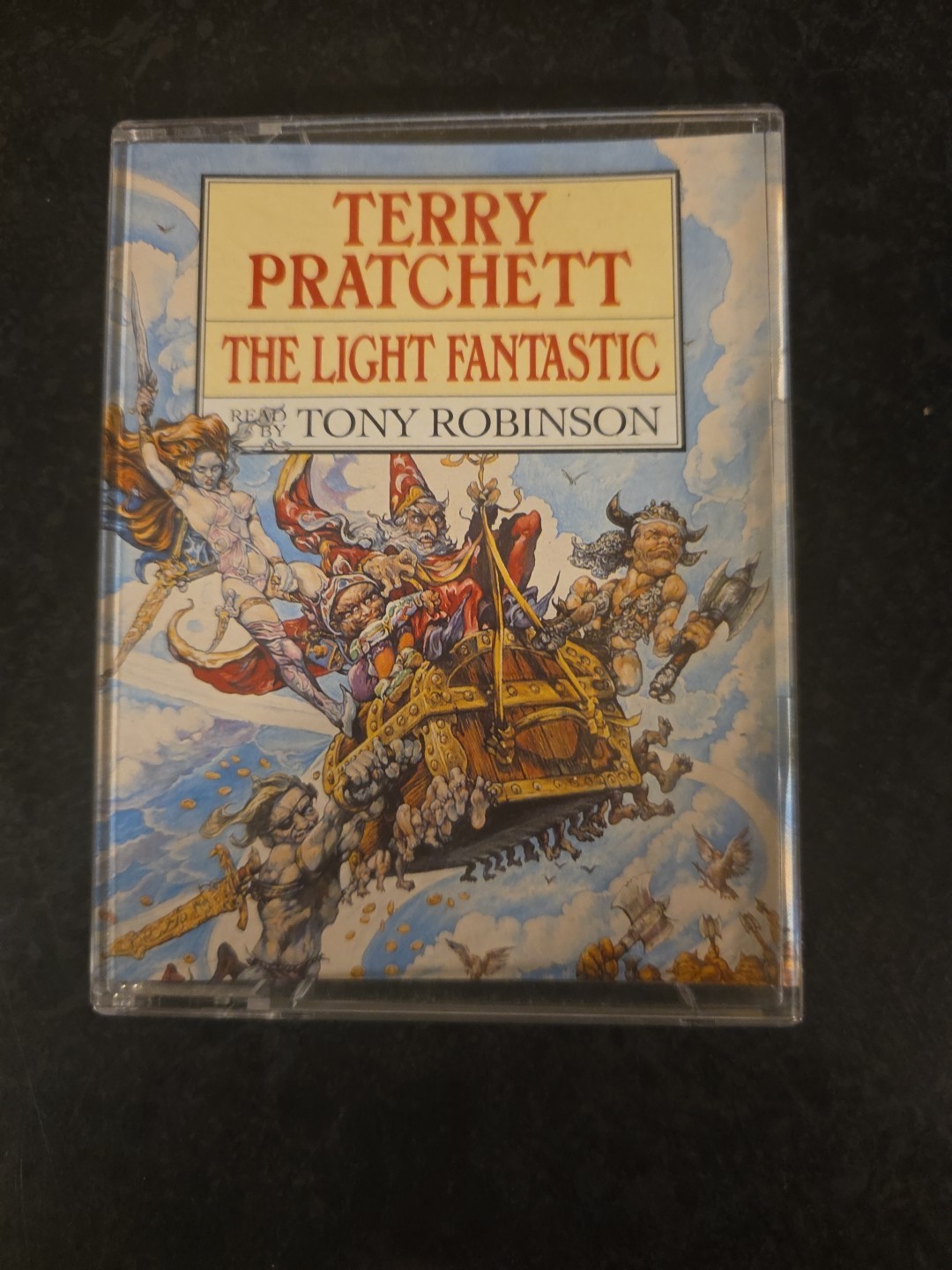 Terry Pratchett The Light Fantastic Audio Cassette Tony Robinson 1993 Corgi