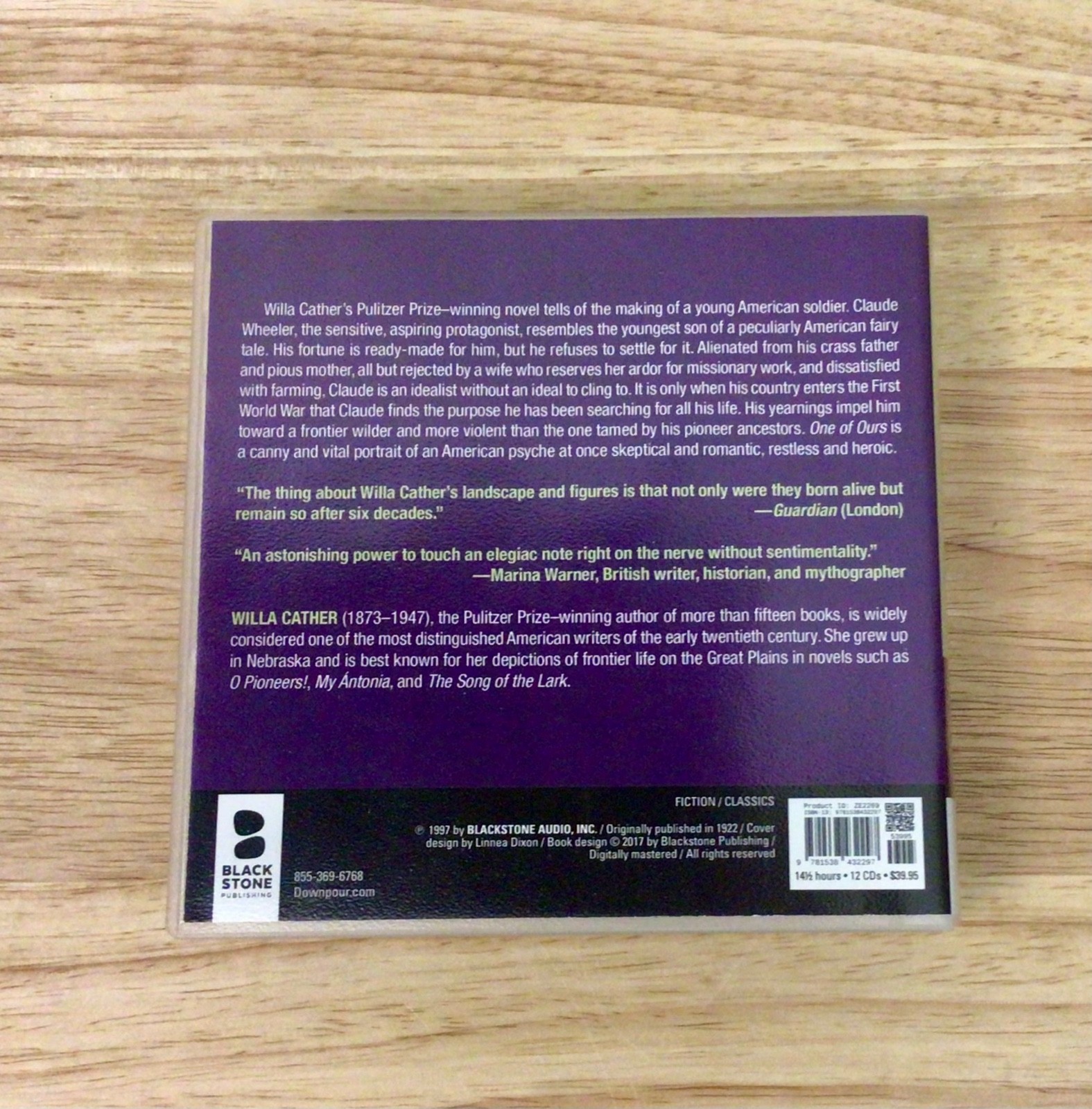 One of Ours by Willa Cather (2012, CD MP3, Unabridged edition)