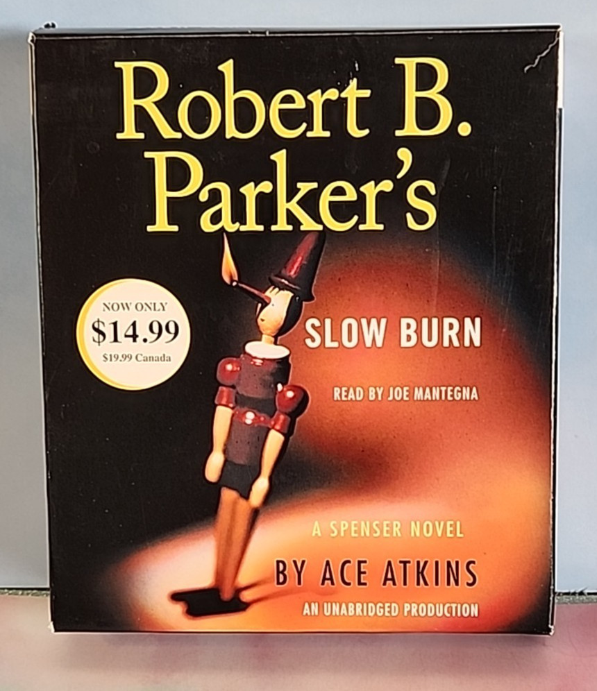 2016 Robert B. Parker’s Slow Burn Read by Joe Mantegna Audiobook 5-CD Set