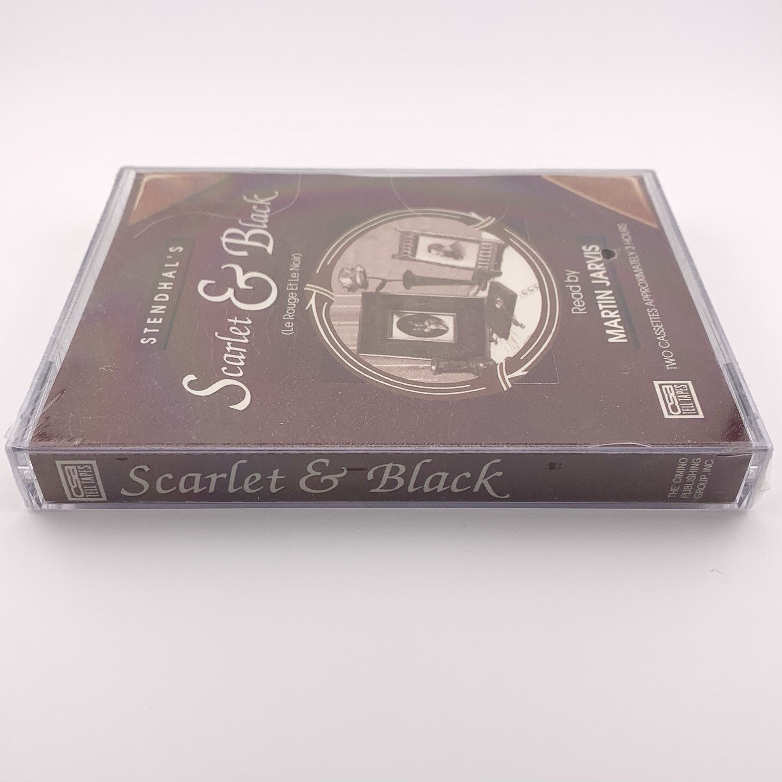 Stendhal Scarlet and Black Audiobook Cassette 2 Tapes Martin Jarvis vintage
