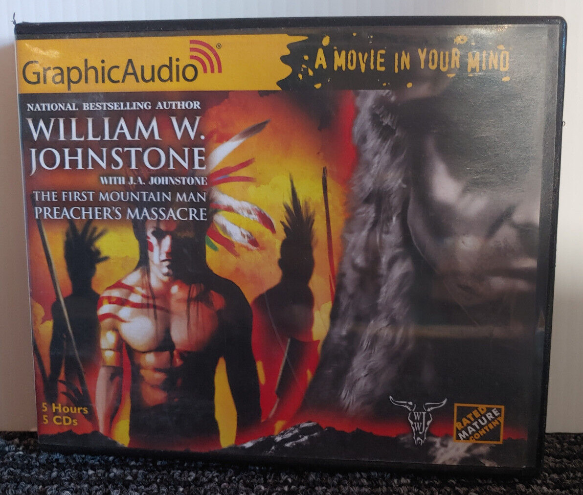 Preacher’s Massacre The First Mountain Man William W. Johnstone 5CD GraphicAudio