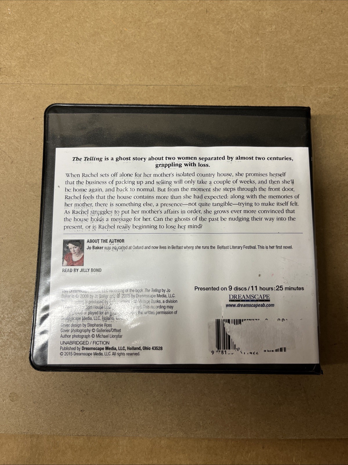 The Telling by Jo Baker (2015, Unabridged Audiobook 9 CDs) Good Tested