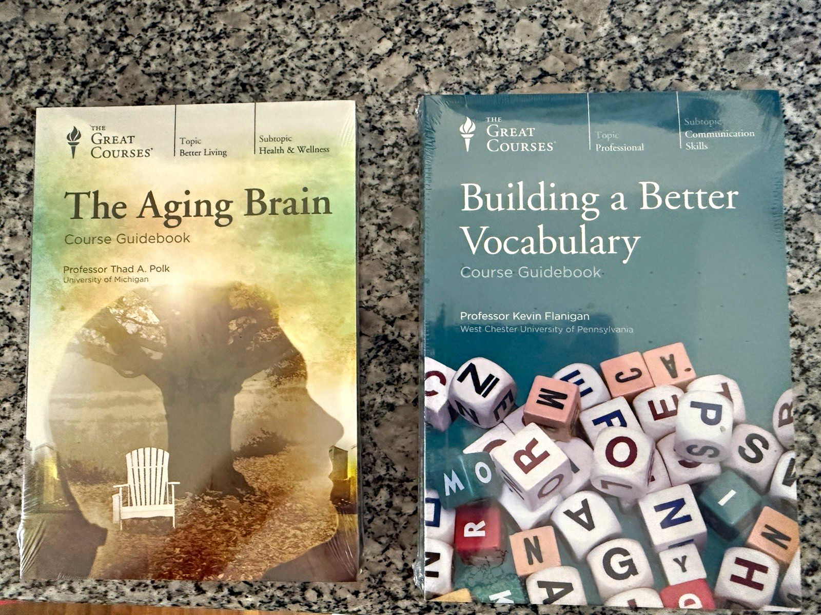 The Great Courses Building a Better Vocabulary & The Aging Brain DVD + Guidebook