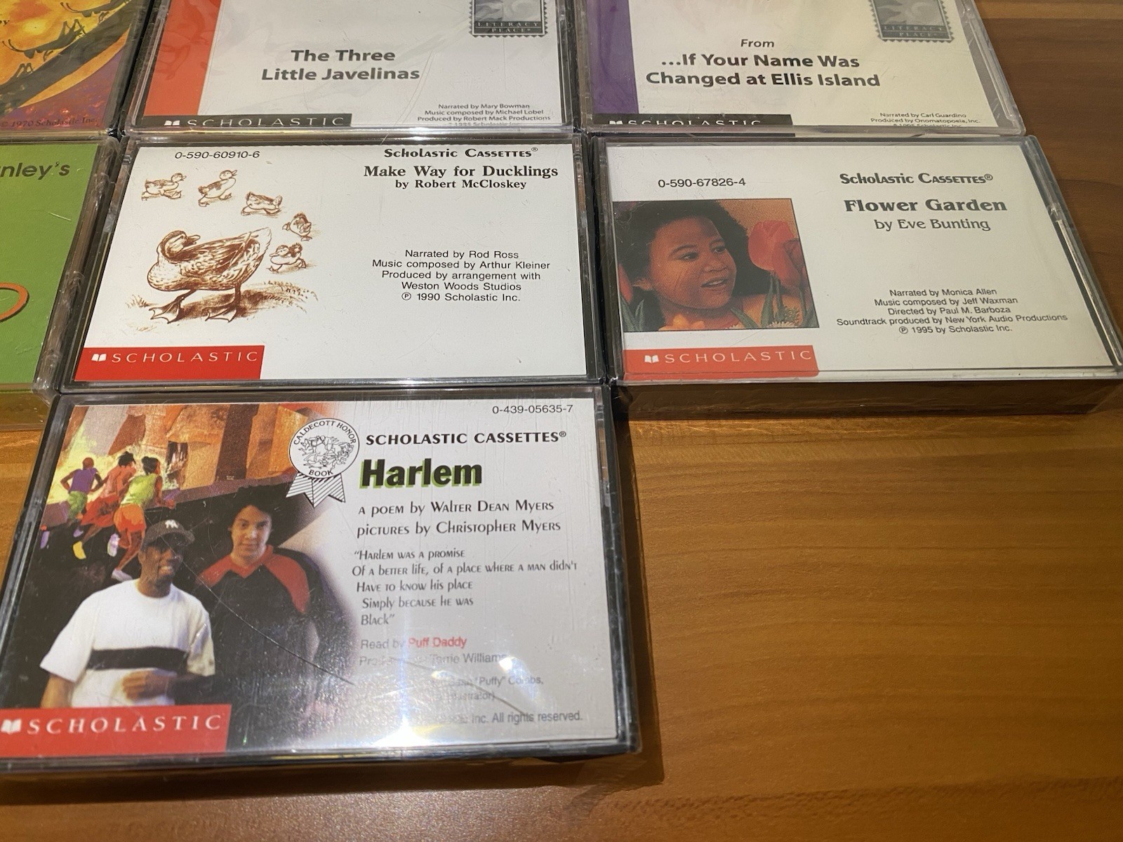 Audiobook Cassette Tapes ALL NEW SEALED Lot of 10 — Scholastic and Others