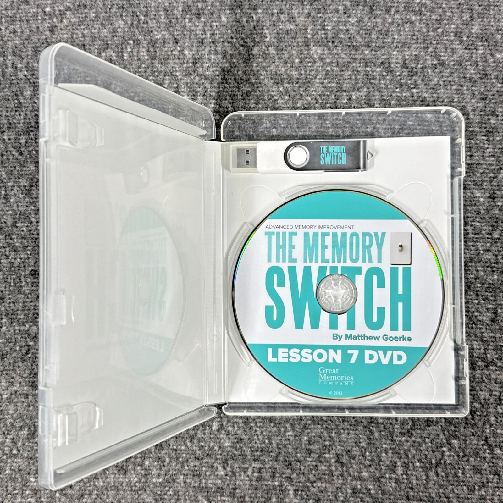 The Memory Switch Matthew Goerke Complete USB DVD Workbook Memory Course Tested