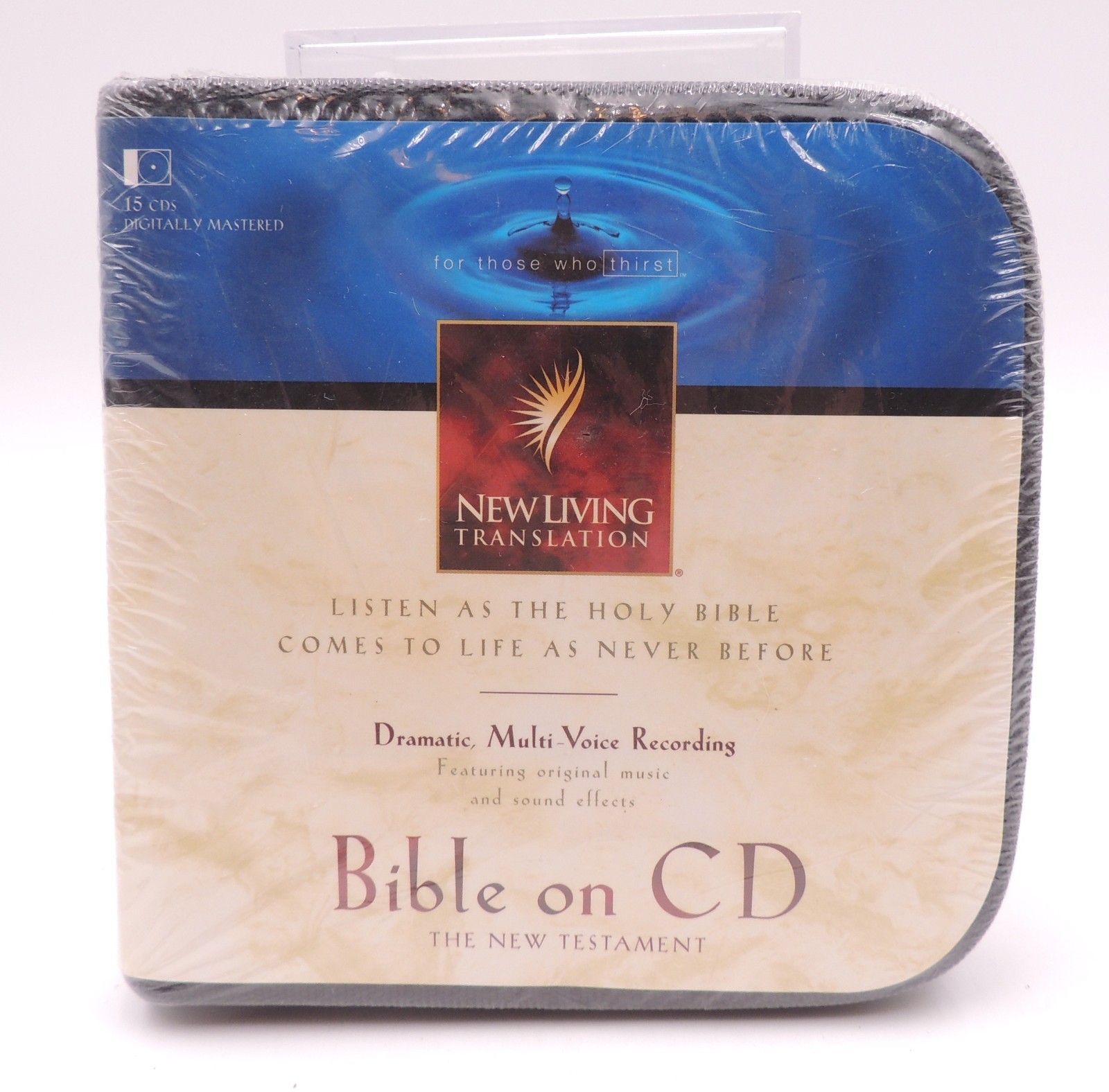 New Living Translation Bible on CD New Testament Tyndale 15 CD Set New Audiobook