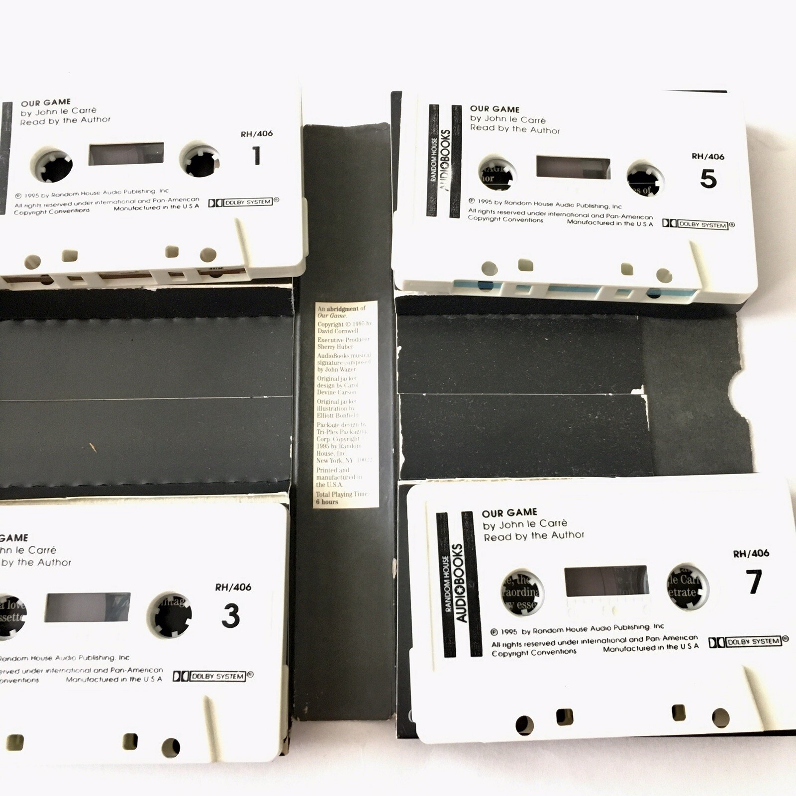 Vintage John Le Carre Audio Books 4 — Cassette Tapes — Our Game