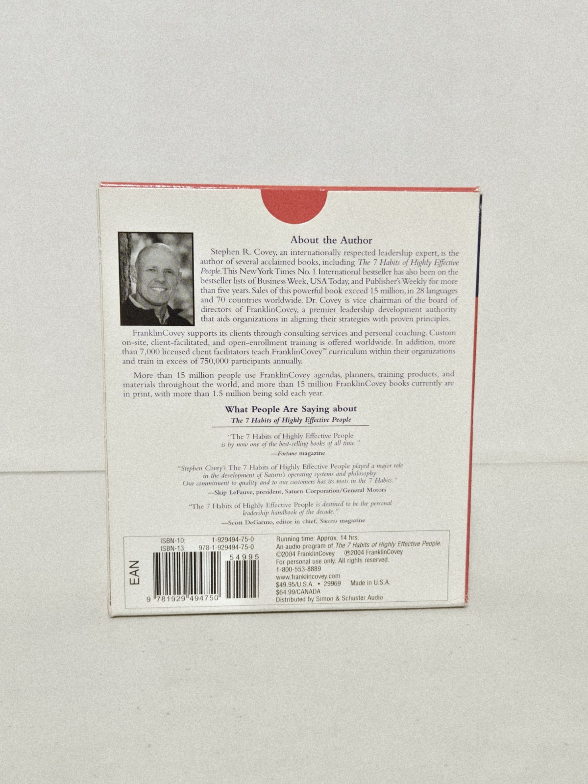 7 Habits of Highly Effective People by Stephen R. Covey, Audiobook (13 Disc Set)