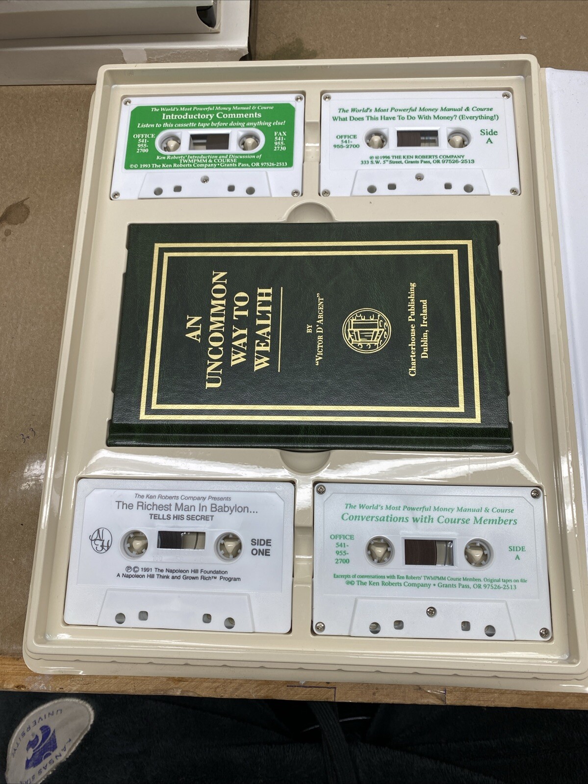 Ken Roberts Worlds Most Powerful Money Manual & Course Seminar Cassettes VHS