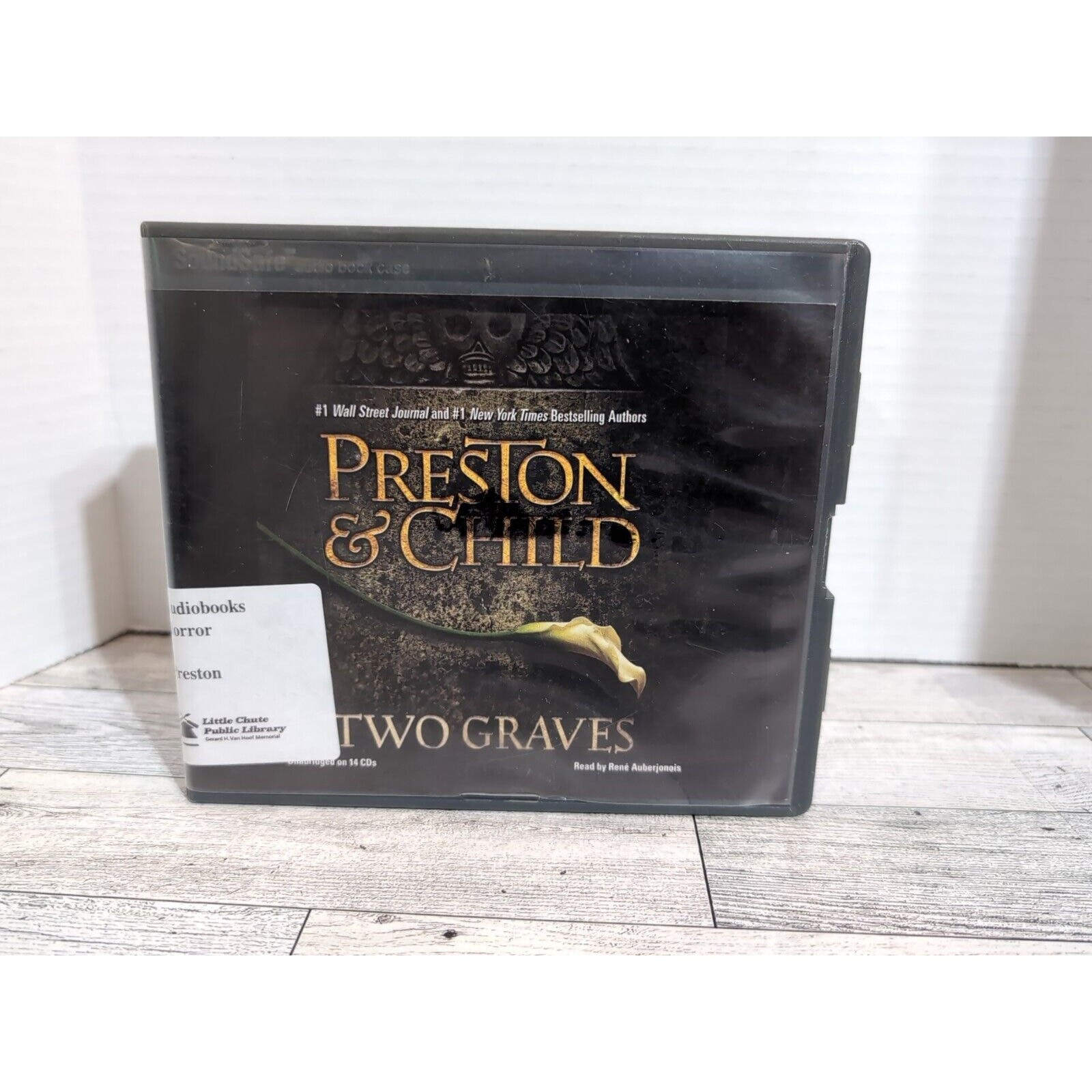 Two Graves Preston & Child Read by René Auberionois 2012 GUC Audio Book