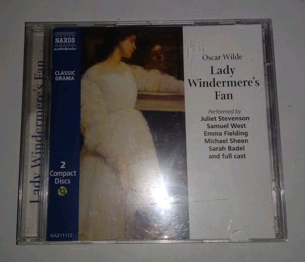 Oscar Wilde Lady Windermere’s Fan 2-CD Audiobook Juliet Stevenson Samuel West Em