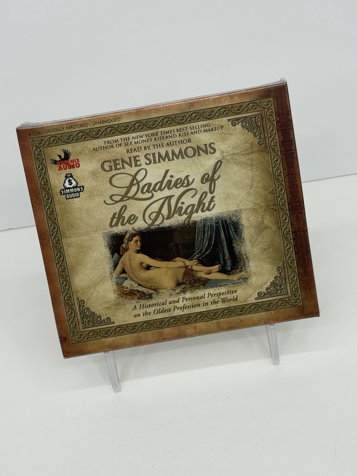GENE SIMMONS “ Ladies of the Night “ (Audiobook, 2008, 4 Cd Set) RARE