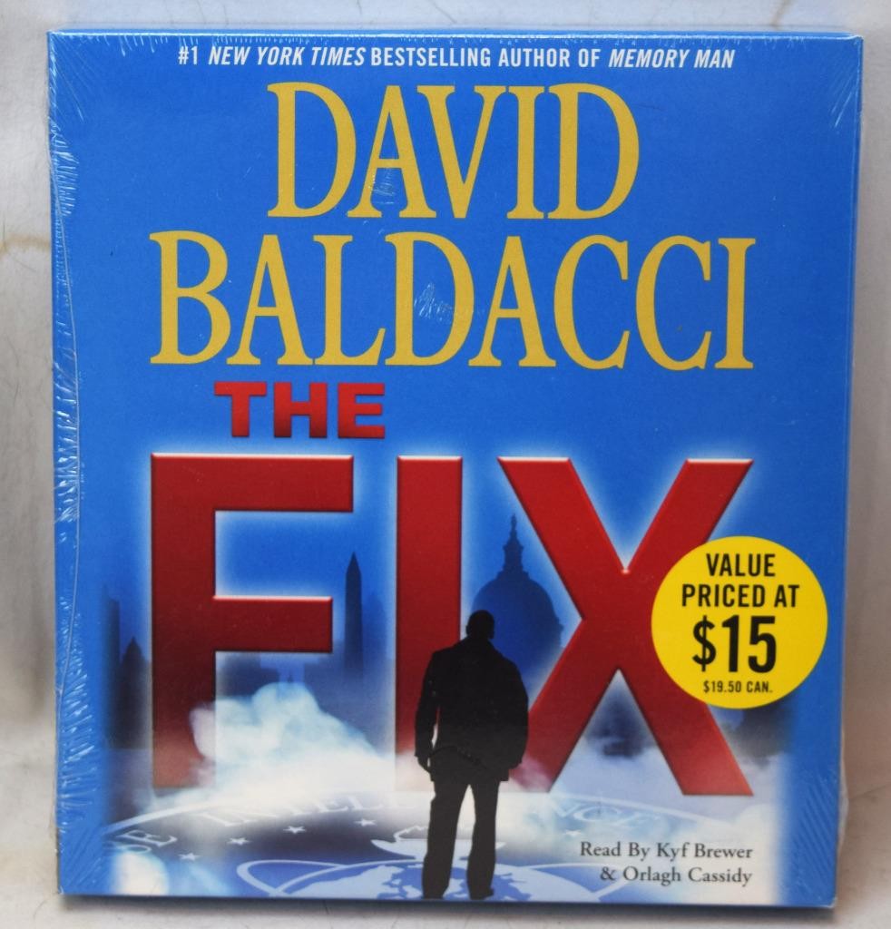 David Baldacci The Fix Audiobook 7-CD Set New Factory Sealed