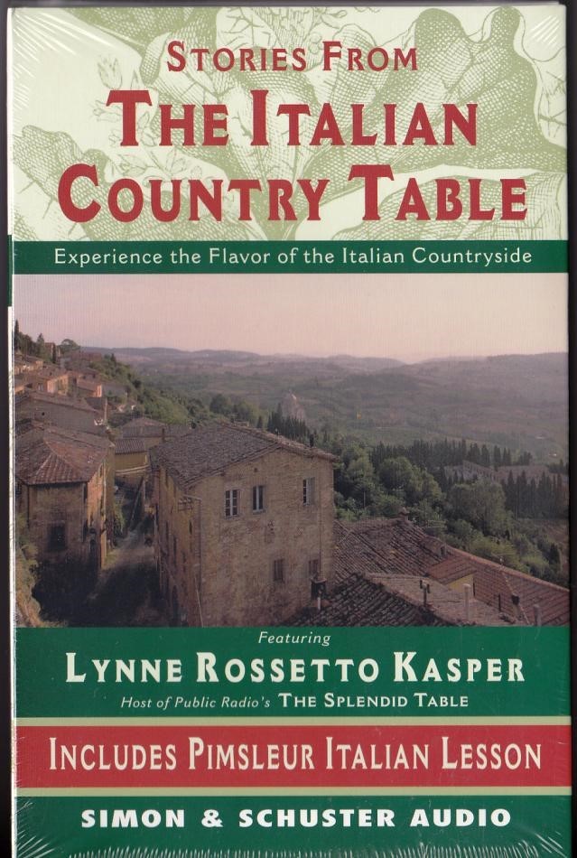 Italian Country Table, Lynne Rossetto Kasper — Sealed Audio Book (2) Cassettes