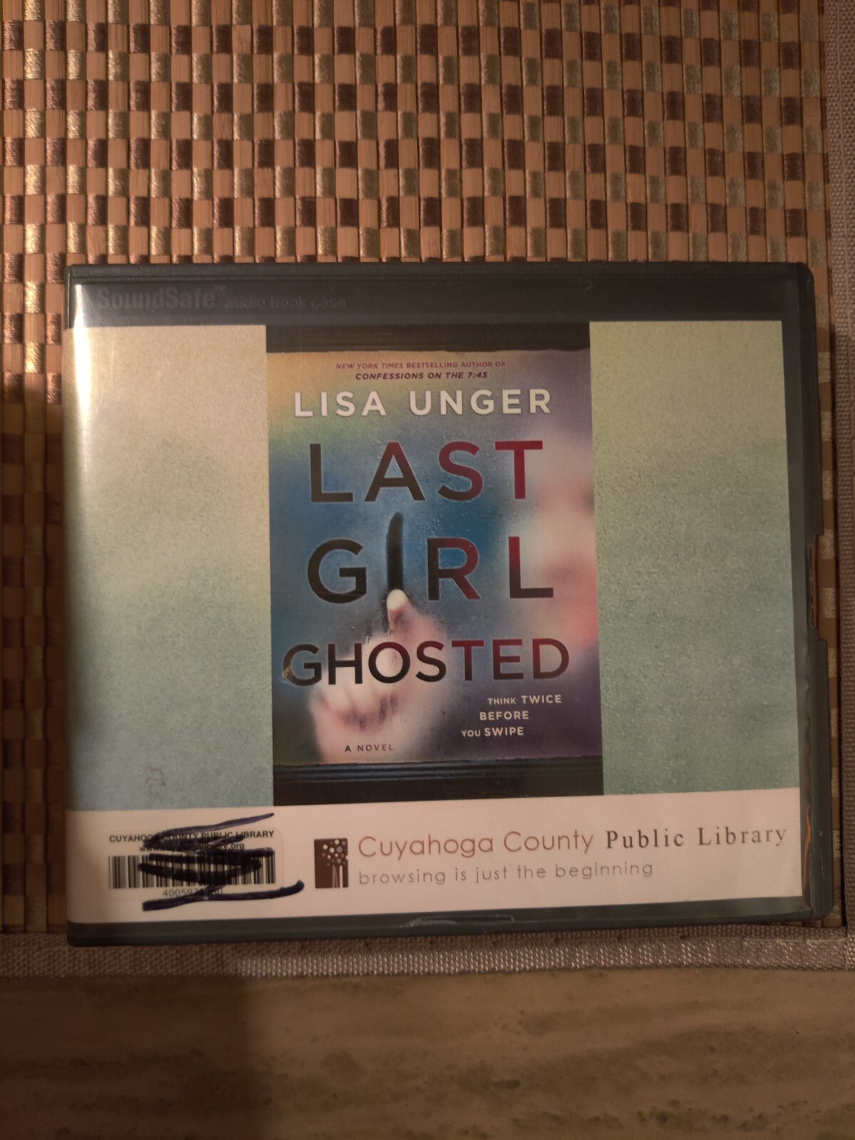Last Girl Ghosted by Lisa Unger (Ex Library Audio CD, 2021, Unabridged)