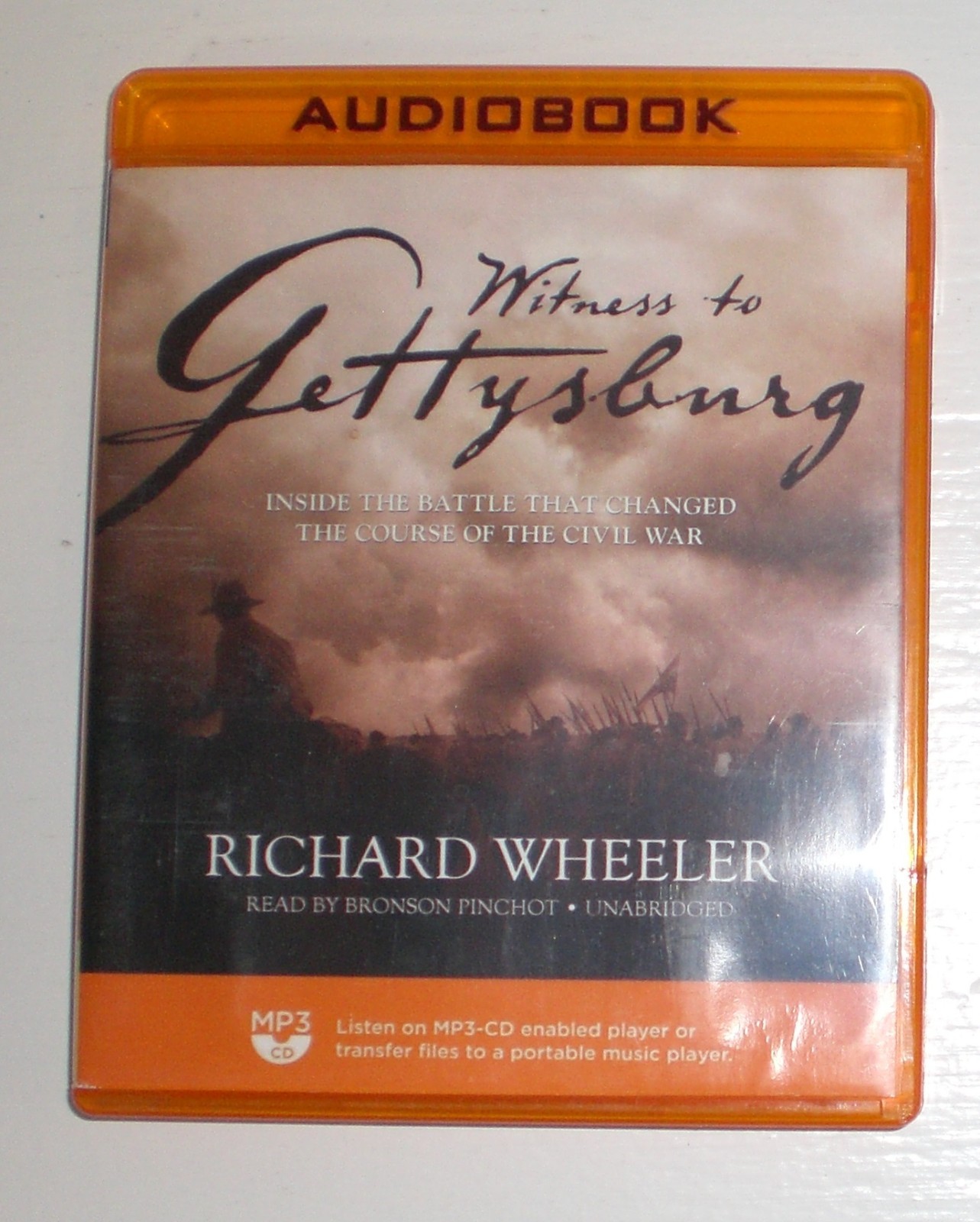 Witness to Gettysburg Inside the Battle… by Richard Wheeler — MP3-CD audiobook