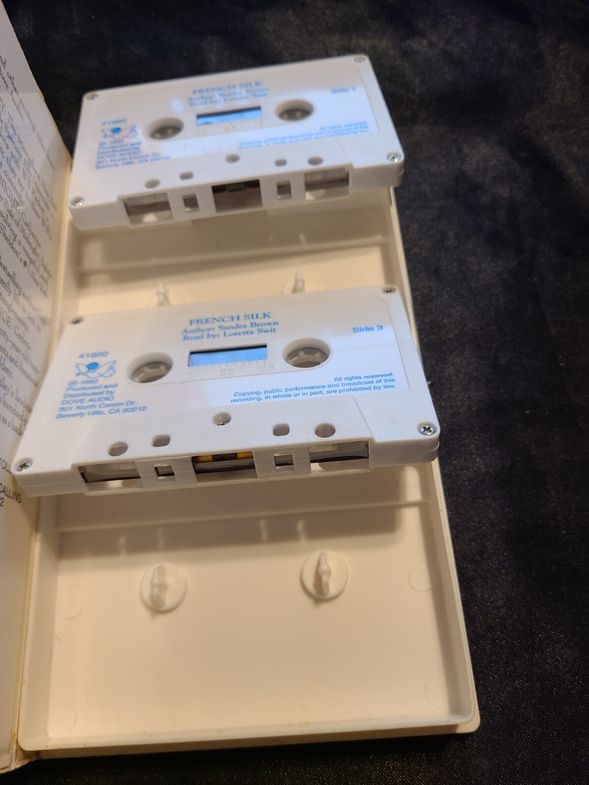 French Silk by Brown, Sandra-DOVE AUDIOBOOK CASSETTES #41980 RARE