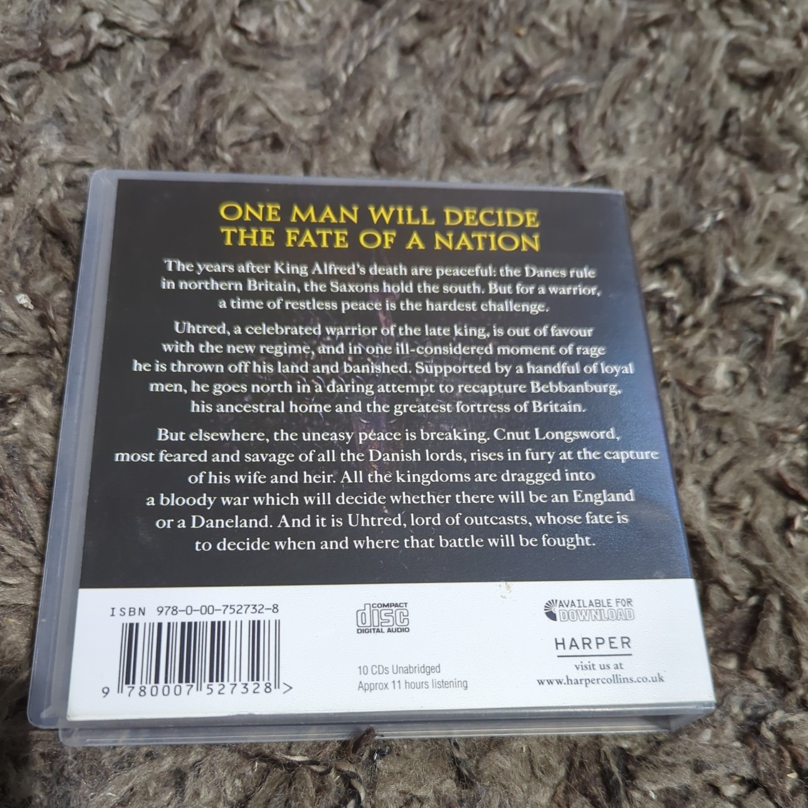 The Pagan Lord by Bernard Cornwell (CD Audiobook, 2013) 10 Discs, Unabridged